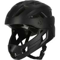 Crazy Safety Fullface-Helm Tital mit In-Mold Polycarbonat Schale 1001 Black M (54-57cm)