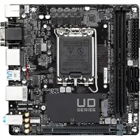 Gigabyte H610I Motherboard - Unterstützt Intel Core 14. Generation CPUs 4+1+1 Hybrid Digital VRM bis zu 5600MHz DDR5 1xPCIe 3.0 M.2 GbE LAN USB 3.2 Gen 1