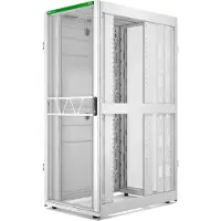 APC NetShelter SX Server Rack Gen 2, 42 HE, 1991H x 800W x 1200D mm, mit Seitenwänden, Weiß, Freistehendes Gestell, 42U, 1814 kg, Sperrschloss, Verstellbare Füße, 177,8 kg