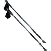 Martes Essential - "Centaurus" Wanderstock (2er-Pack) PP15926 (85 cm - 135 cm) (Schwarz)