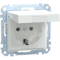 Merten MEG2310-0325 - CEE 7/3 - CEE 7/4 - Weiß - Thermoplast - 250 V - 16 A