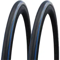 Schwalbe 2x One 25-622 blau-schwarz Faltreifen RaceGuard 700x25C Fahrradreifen