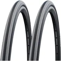 Schwalbe 2x RightRun Plus 25-489 grau/schwarz Rollstuhlreifen SmartGuard 22x1.00