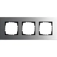 Gira 0213219 3fach Abdeckrahmen Esprit Edelstahl