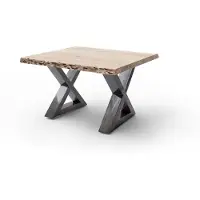 Robas Lund CARTAGENA Couchtisch 75 Antik gewischt, Farbe:Akazie natur/X-Form