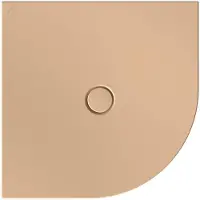 Bette BetteFloor Corner Viertelkreis-Duschwanne mit BetteGlasur Plus, 900x900mm, 5421-003PLUS