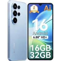 Blackview Wave 10C smartphone Ohne Vertrag, Android 16, 6.88", 120Hz, 1080p, Dual SIM, Face ID, 5000 mAh, Gemini AI, DokeOS 5.0, 1080p, 4G