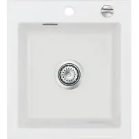 SYSTEMCERAM Spüle KeraDomo MERA 46 SATIN mit Excenterbedienung