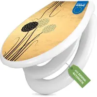 Banjado Familien WC Sitz weiß mit Kindersitz und Absenkautomatik und Motiv Zwiebel Vintage [TDWK 12170]