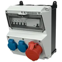 MENNEKES ELEKTROTECHNIK Steckdosen-Kombination 920009 AMAXX 1xCEE 2xSchuko 1FI 1LS 2LS