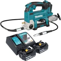 Makita DGP 180 RF Akku Fettpresse 18 V 690 bar + 2x Akku 3,0 Ah + Ladegerät
