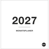 Sonstige Verlage Black&White Monatsplaner zum Aufstellen 2027
