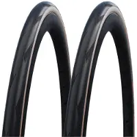 Schwalbe 2x Pro One Tubeless Easy 32-622 SuperRace transparent Faltreifen