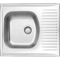 Deante 1-bowl steel sink with drainer