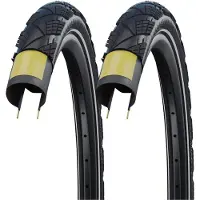 Schwalbe 2x Marathon Efficiency 55-622 SuperRace Faltreifen V-Guard 28x2.15