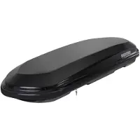 Menabo | Dachbox - Schwarz - 209x79x36 cm - 500 L - 75 kg Tragfähigkeit - Diebstahlsicherung