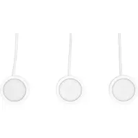 Osram Unterschrank-Spot-Leuchte rund 65mm 3 x 3W, 830 Warmweiß, LED-Strahler in Weiß aus Aluminium, IP20-Schutz, für Küchen und Wohnräume