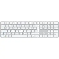Apple Magic, Verkabelt & Kabellos, USB + Bluetooth, QWERTY, Weiß