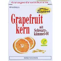 Espara GmbH Espara Grapefruitkern mit Schwarzkümmel-Öl Kapseln, 60 St. Kapseln