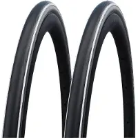 Schwalbe 2x One 25-622 weiss-schwarz Faltreifen RaceGuard 700x25C Fahrradreifen