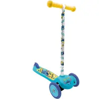 Disney Kinder Scooter Stitch 3-Rad-Balance mit Körperneigungs-Lenkung Blau ab 3 Jahren ca. 60x14x28 cm