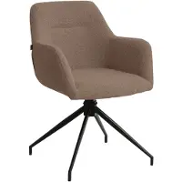 CLP Esszimmerstuhl Merlinda Teddystoff Braun
