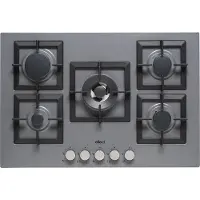 Elleci Plano 75 TCC, Titan, Integriert, Gaskochfeld, Metaltek, 5 Zone(n), 5 Zone(n)