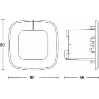Steinel IR QUATTRO SLIM XS COM1 Präsenzmelder 032951