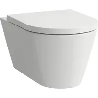Laufen Wand-WC, Kartell, Silent Flush, Tiefspüler, spülrandlos, 545x370x350mm, weiß, 1 Stk.