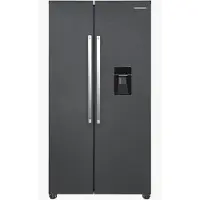 Heinner HSBS-HM529NFINVDGWDE++ Side-by-Side Kühlschrank 529 L, Total No Frost, Wasserspender, Anti-Fingerprint