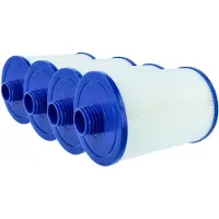 VHBW 4x Filterkartusche Ersatz für Baleen AK-9019 für Pool - Ersatzfilter Blau Weiß