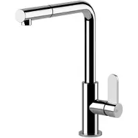 Gessi 50103, Ziehen, Chrom, Metall, Hebelgriffe, Einzelbild, 3/8"