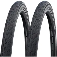 Schwalbe 2x Road Cruiser 42-622 schwarz/coffee Drahtreifen K-Guard 28x1.60