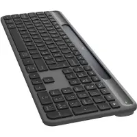 Logitech Signature Slim Solar + K980 for Business, Volle Größe (100%), Kabellos, RF Wireless + Bluetooth, Scherenschalter, QWERTY, Graphit