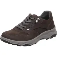 Waldlaufer Schnürhalbschuhe bequem in grau, Gr. 10