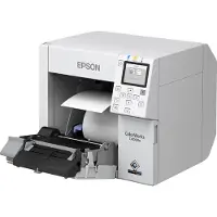 Epson ColorWorks C4000e (BK), Tintenstrahl, 1200 x 1200 DPI, 102 mm/sek, Farbe, Kabelgebunden, Weiß