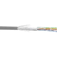 InLine Patchkabel Cat.5e, grau, SF/UTP, AWG26 CCA, PVC, 500m, 500 m, Cat5e, SF/UTP (S-FTP), Grau