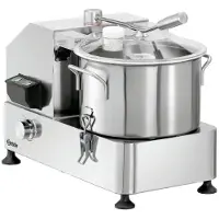 Bartscher Kutter Serie 1000 mit 6 Liter Fassungsvermögen und Doppelmesser aus Edelstahl