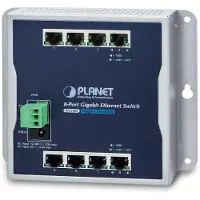 Planet WGS-803, Unmanaged, L2, Gigabit Ethernet (10/100/1000), Vollduplex, Wandmontage