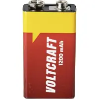 Voltcraft VC-9V-Li-1200mAh 9 V Block-Batterie Li-SoCl2 1200 mAh 1 St.