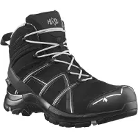 Haix Sicherheitsstiefel Black Eagle Safety 40.1 Mid S3 ESD SRC DGUV Gr. 43,5 schwarz/silber