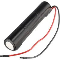 AccuCell Notleuchtenakku NiCd 3,6V 2,500mAh L1x3 Baby C mit 200mm Kabel einseitig ersetzt 3,6V Akku