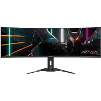 Gigabyte AORUS CO49DQ OLED-Monitor Curved, 124 cm (49"), 5120 x 1.440 Pixel DQHD, 0,03 ms, dreh-, neig-, höhenverst. HDM, DP, USB-C