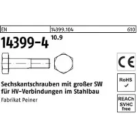 Peiner Sechskantschraube EN 14399-4 M 30 x 165 10.9
