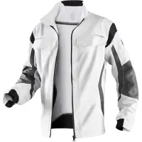 Kübler Jacke PULSSCHLAG weiss/anthrazit Form 1324 Grösse 50