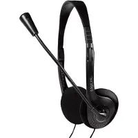 Logilink HS0052, Kabelgebunden, Büro/Callcenter, 20 - 20000 Hz, 80 g, Kopfhörer, Schwarz