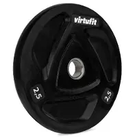 VirtuFit Olympische Krafttrainingsscheibe aus Gummi