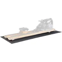 Fluid Antirutsch-Schutzmatte – Geräuschdämpfung und Stabilität – Ideal für Rudergeräte – Bodenschutz – 225 x 90 cm