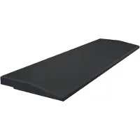 Flow Fitness Rampenprofil-Gummifliese mit wasserdichter SBR-Schicht - 50 x 15 cm
