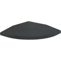 Flow Fitness Eckprofil Gummifliese - 20 x 20 x 2 cm